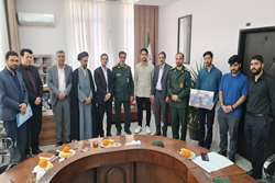 احکام فرمانده بسیج دانشجویی و فرمانده بسیج کارکنان مجتمع آموزش عالی گناباد اهدا شد‌.